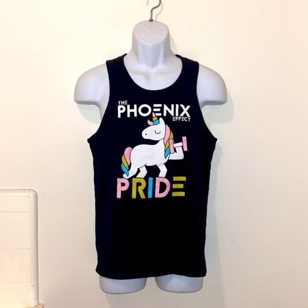 Unisex The Phoenix Effect Fitness Studio Pride Tank Top